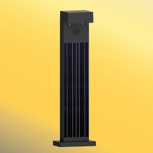 Click to view Ligman Lighting's  Prague Solar Bollard (model UPRA-100XX).